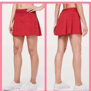Lululemon Athletica Vibrant Red Skirt